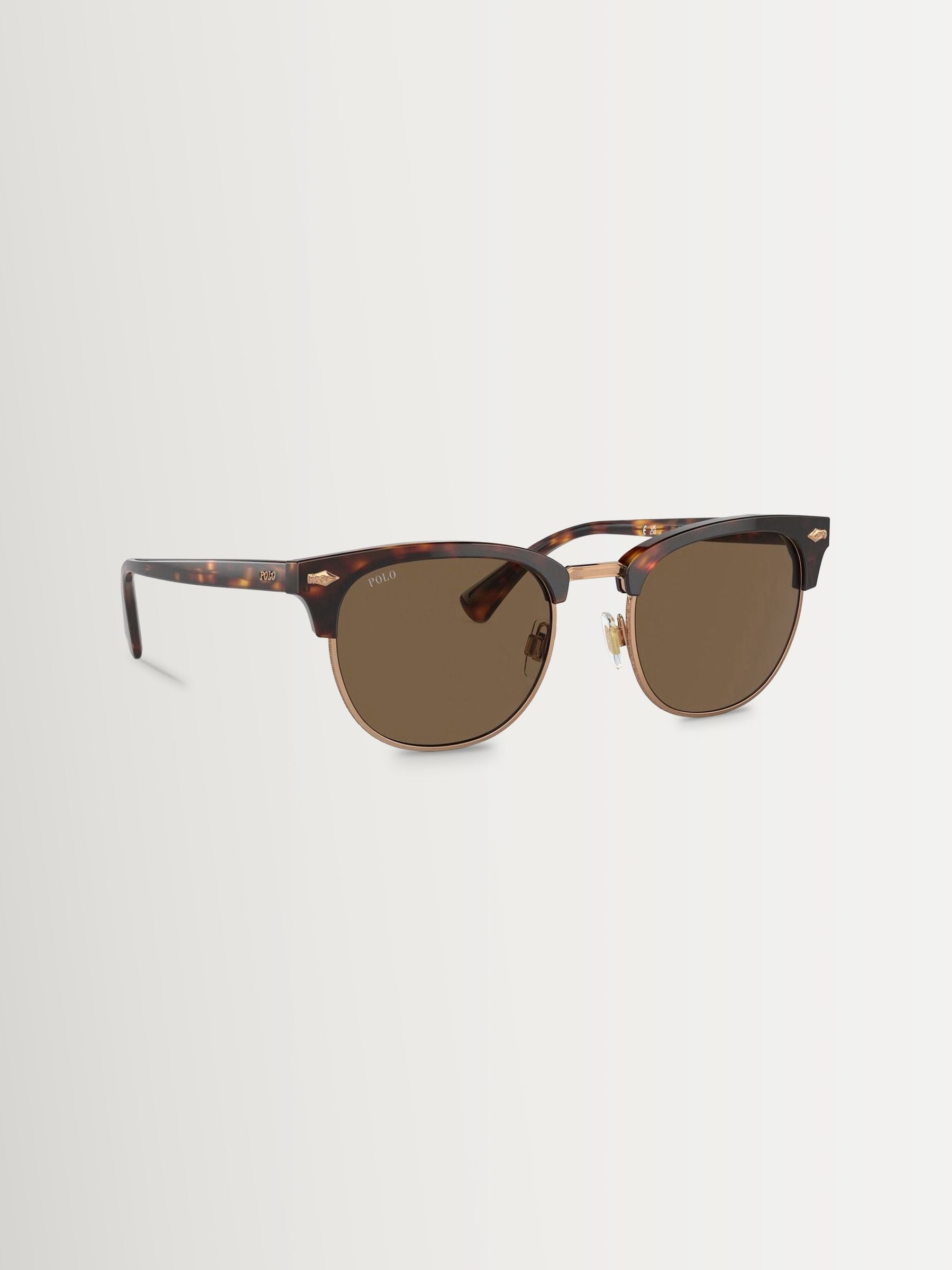 Polo Ralph Lauren Brown Ph4217 Round Sunglasses
