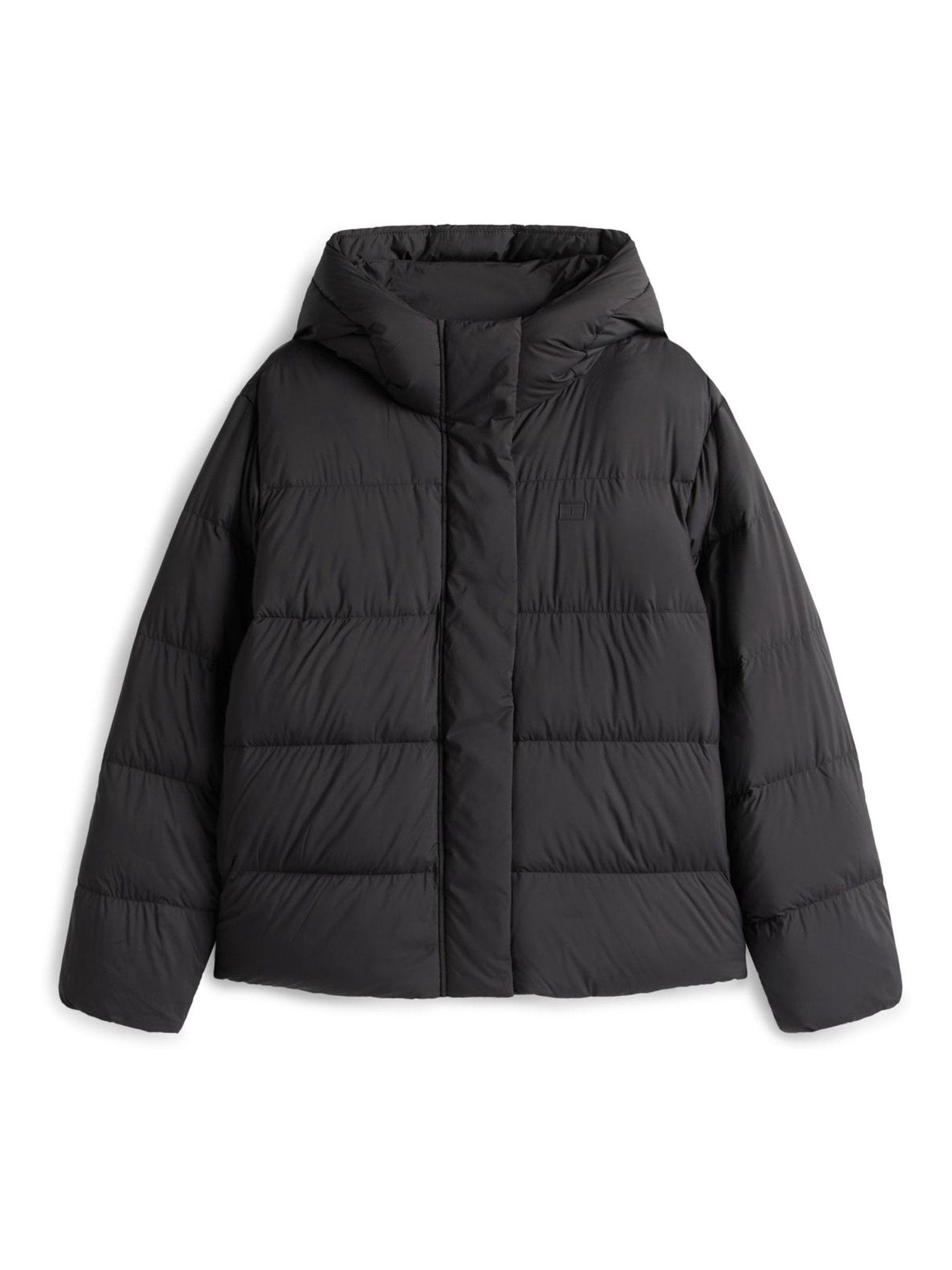 Tommy Hilfiger Black Down Hooded Puffer Jacket