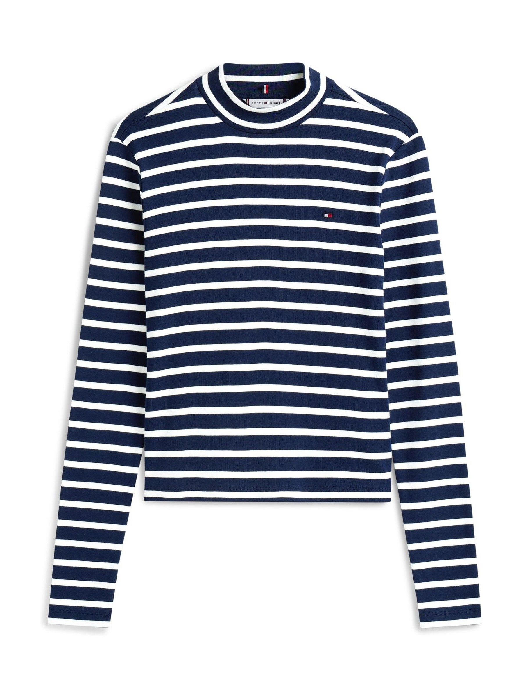 Tommy Hilfiger Tommy Hilfigerin Kapea Kauluspaita, Pitkähihainen Ja Kevyt Kaulus