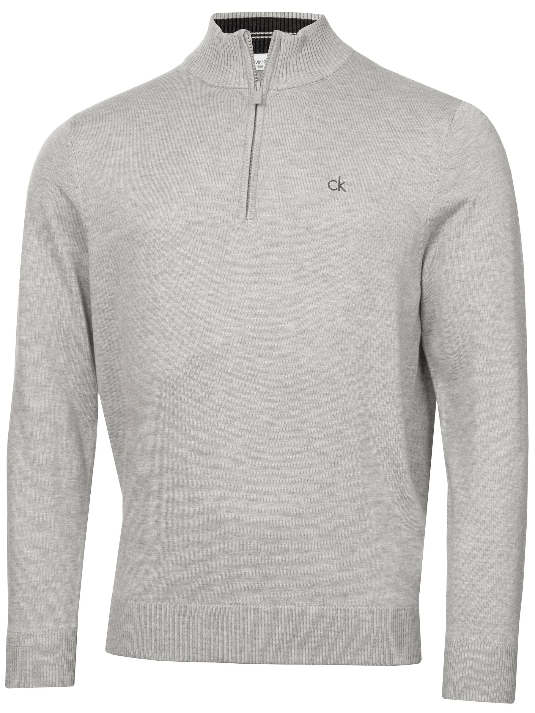 Calvin Klein Golf Silver Avenue Half Zip Sweater