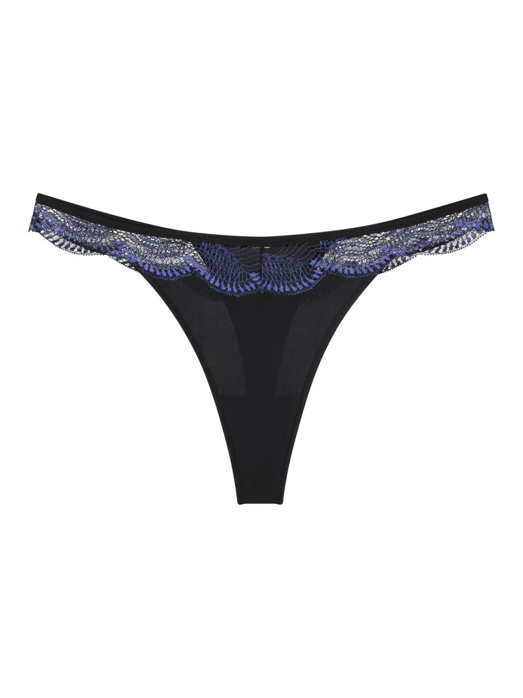 Triumph Donna Nero Comfort Glam Thong Knickers - Immagine 1