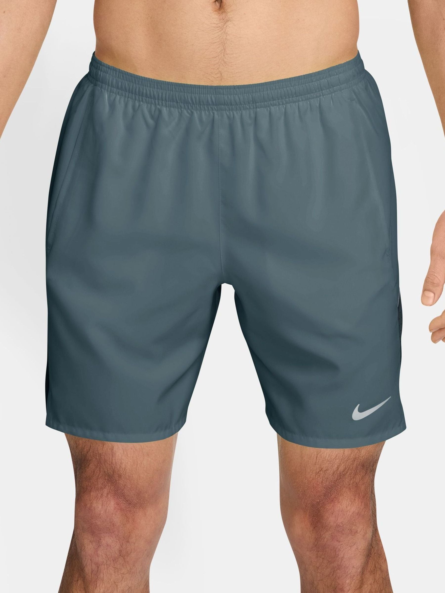 Nike Uomo Mineral Slate 7 Inch Miler Dri-Fit 7 Inch Brief Lined Running Shorts