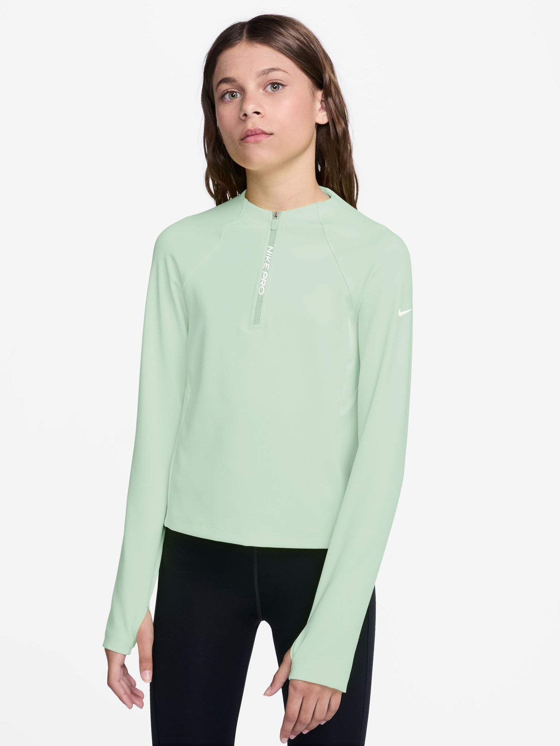 Nike Pro Dri-Fit Långärmad Topp Med Halv Dragkedja