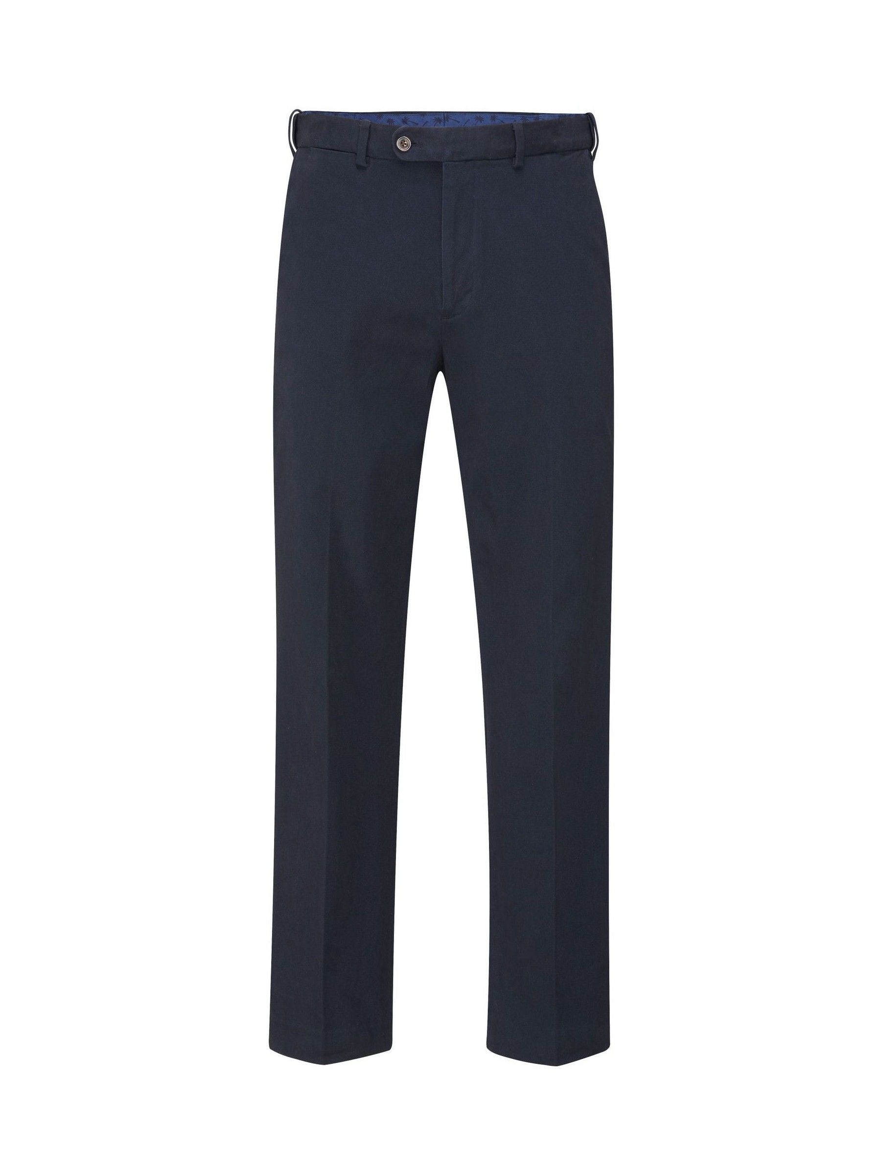 Skopes Men's Tailored Fit Trousers - Ecru - Stretch Twill