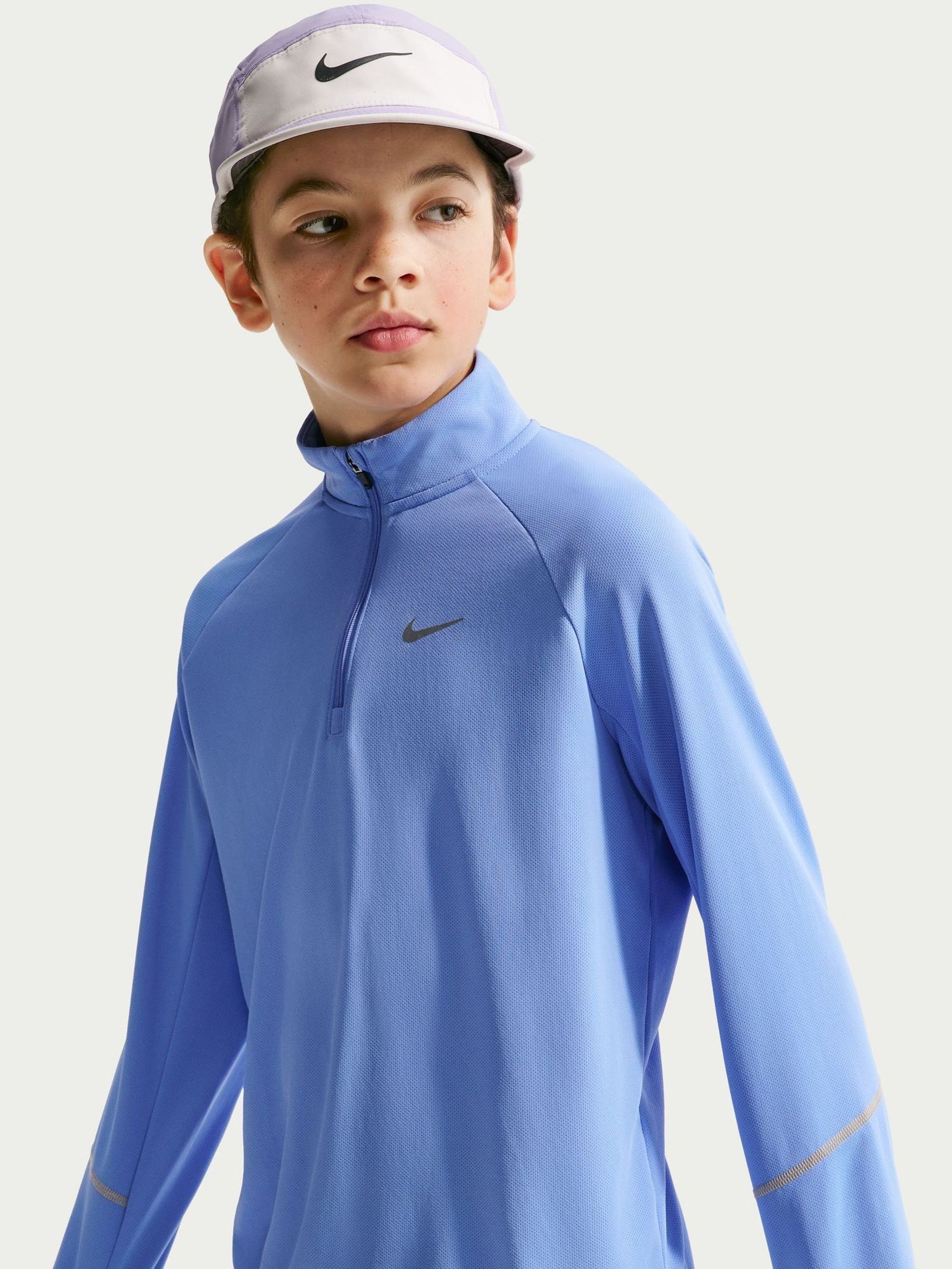 Nike Royal Pulse Blue Dri-Fit Miler Half Zip Top
