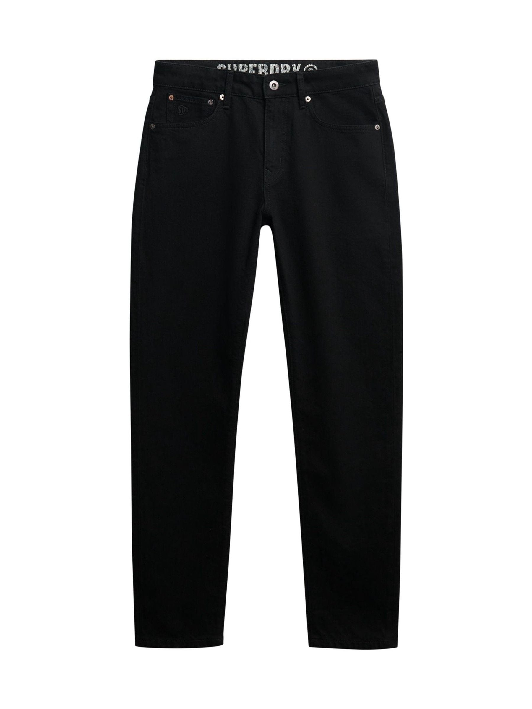 Superdry Herren Schwarz Für M7010888a Vintage Slim Jeans (34/34), Lässig, Baumwolle - Bild 4