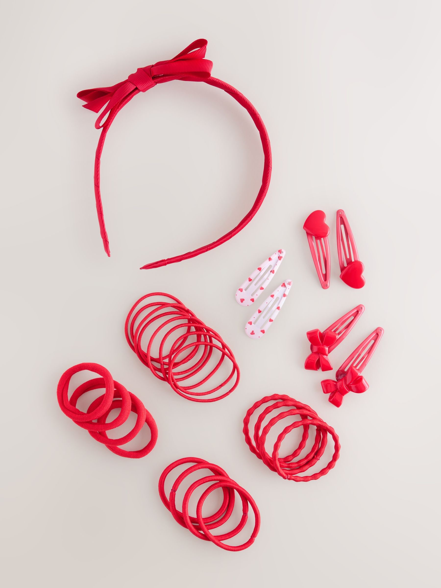 Next Red School Hair Set