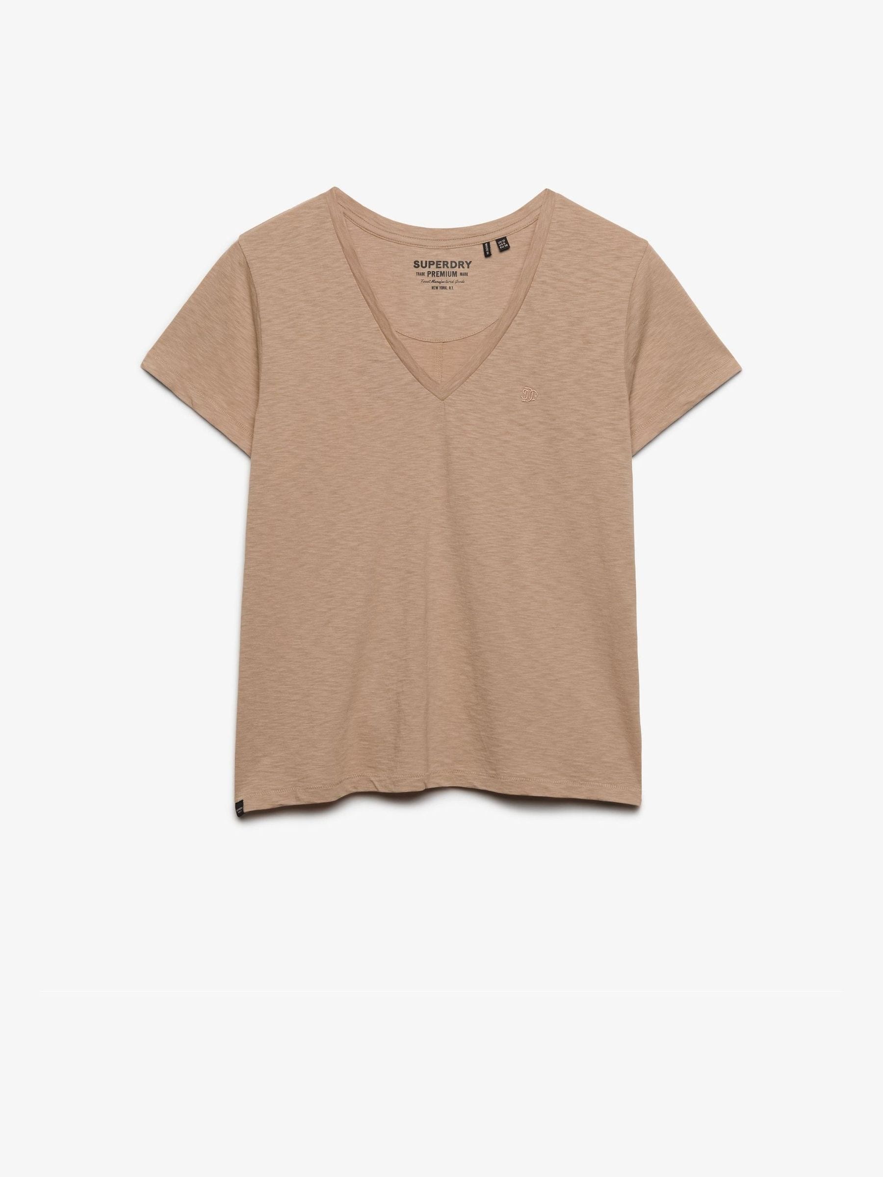 Superdry Marron T-Shirt Studios Slub - Bild 2