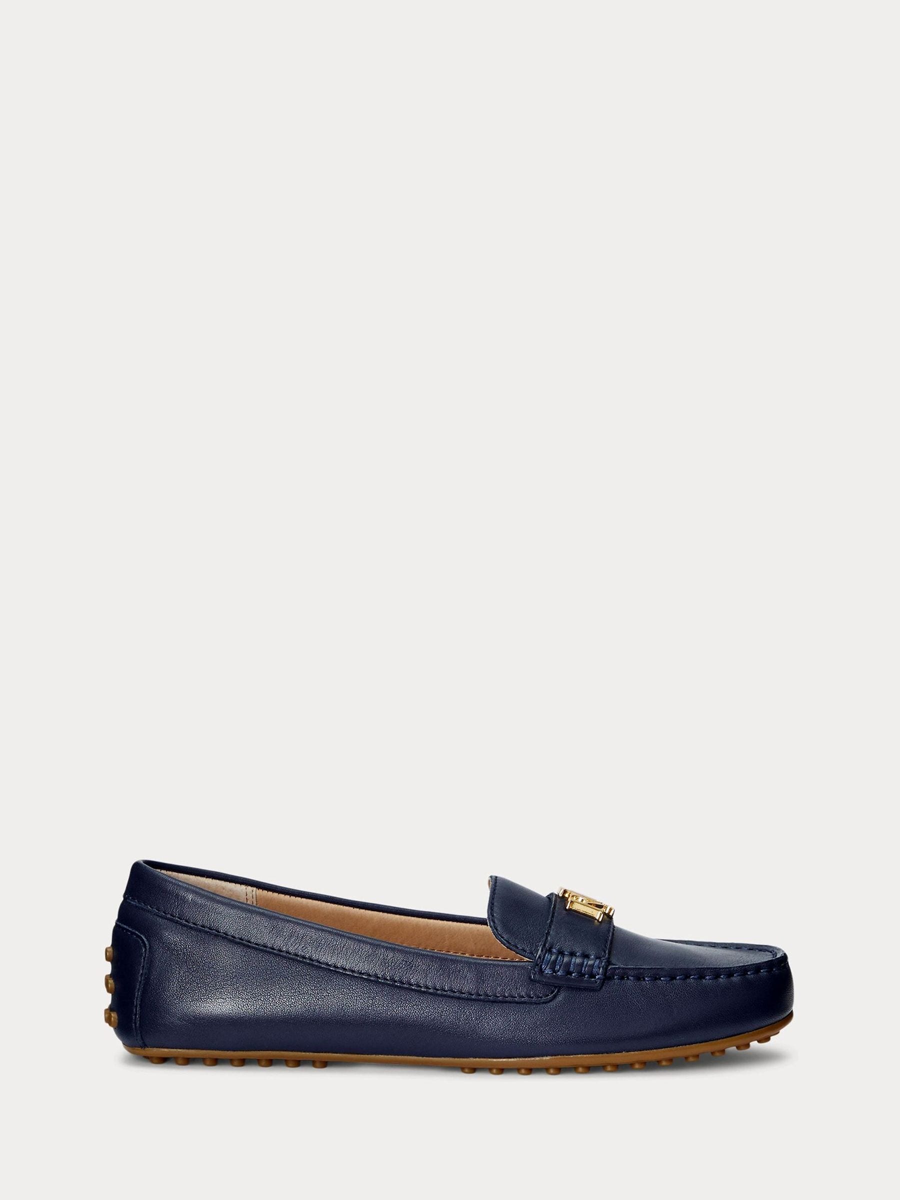 Next - Lauren Ralph Lauren Damski Niebieski Barnsbury Driver Flats
