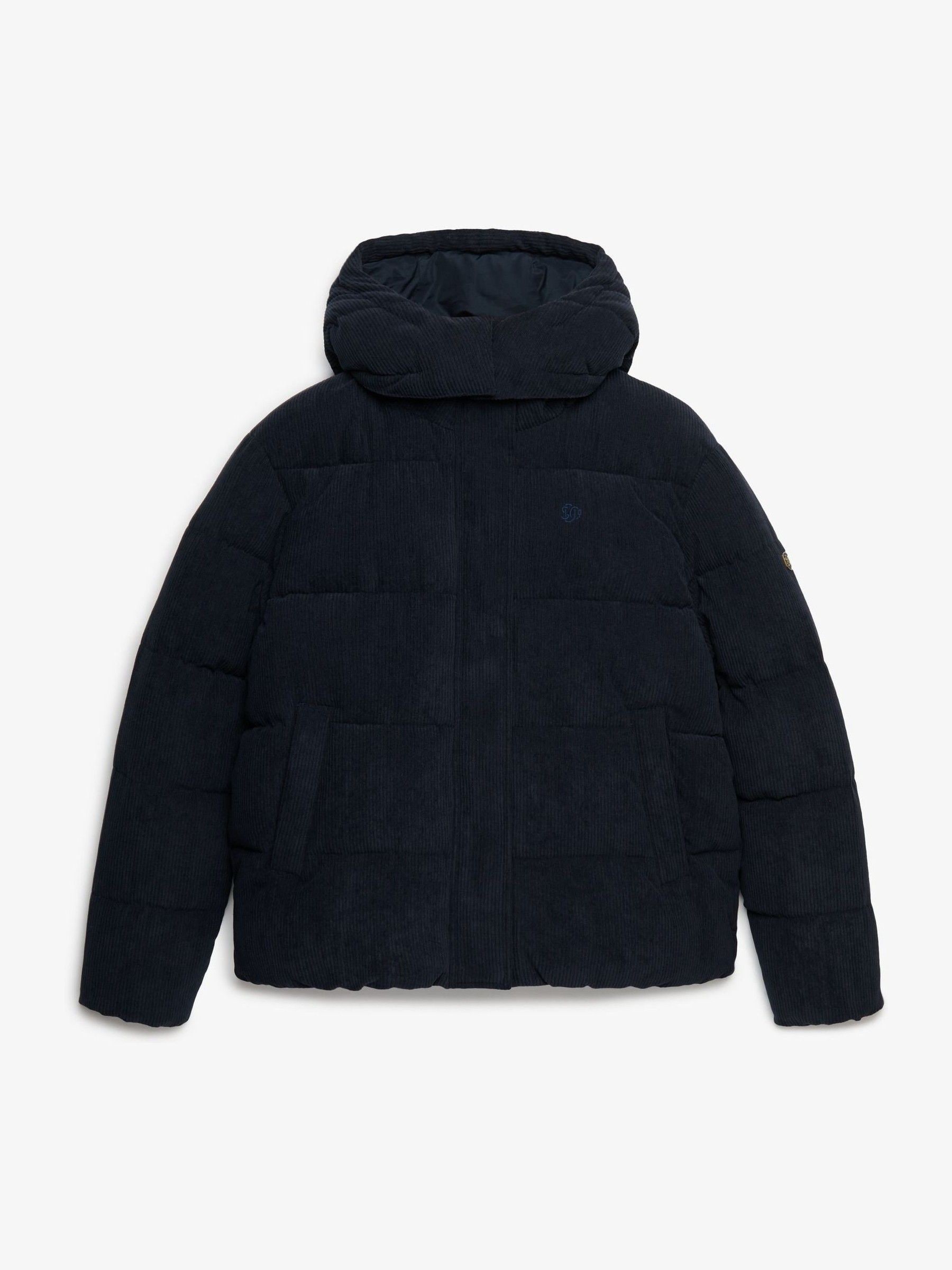 Superdry Damen Bleu Daunenjacke Aus Samt, Premium - Bild 3