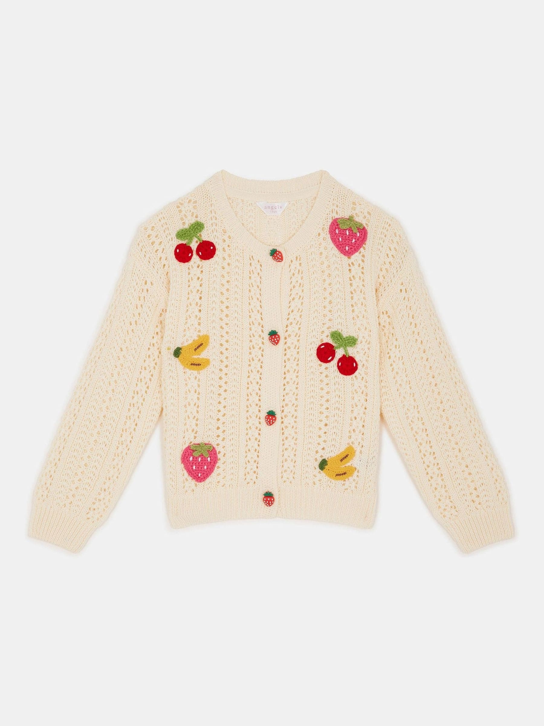 Angels By Accessorize Strickjacke Mit Fruchtmotiv