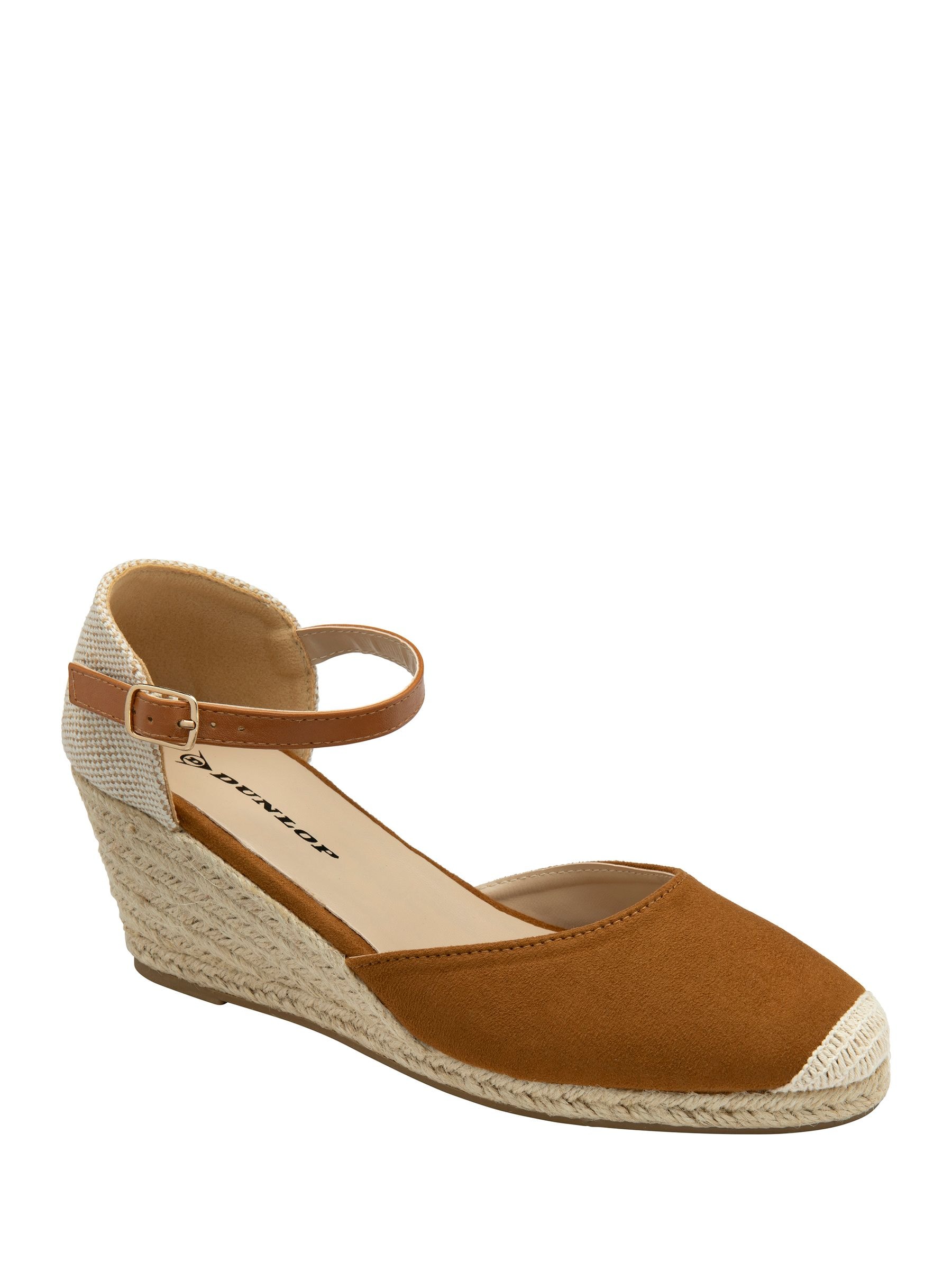Dunlop - Sandali Stile Espadrillas Con Zeppa