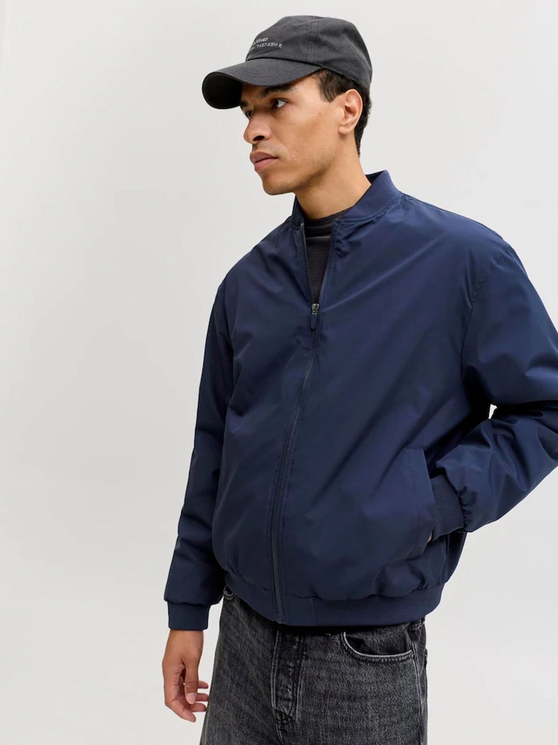 Jack & Jones Herren Blau Bomber Charge - Bild 8