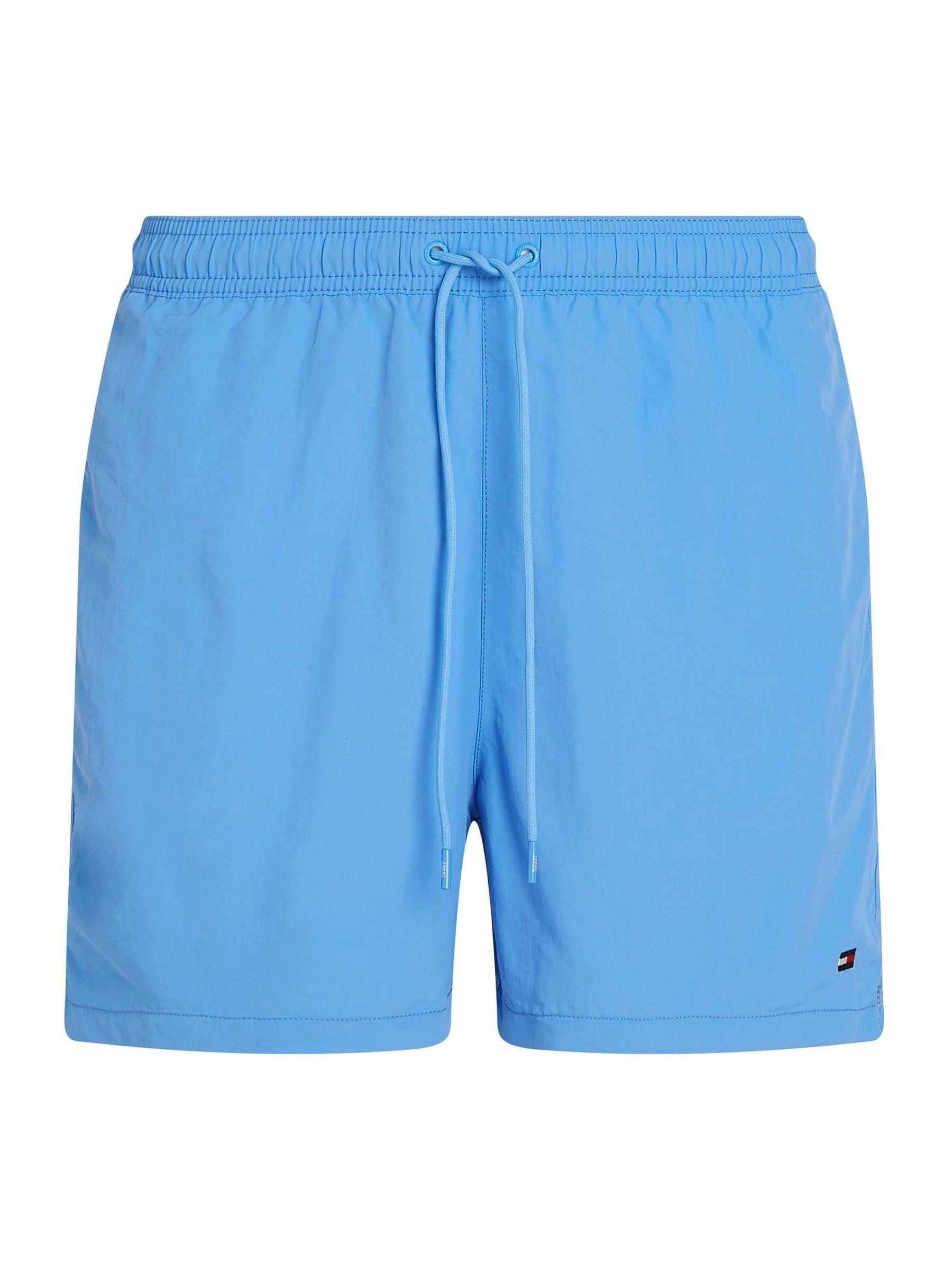 Tommy Hilfiger Herren Blau Flag Embroidery Mid Length Swim Shorts