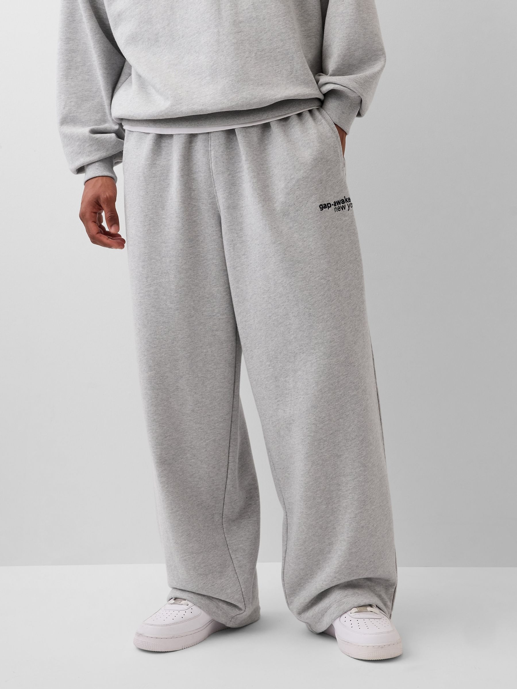 Gap x Awake NY Grey Heavyweight Baggy Joggers