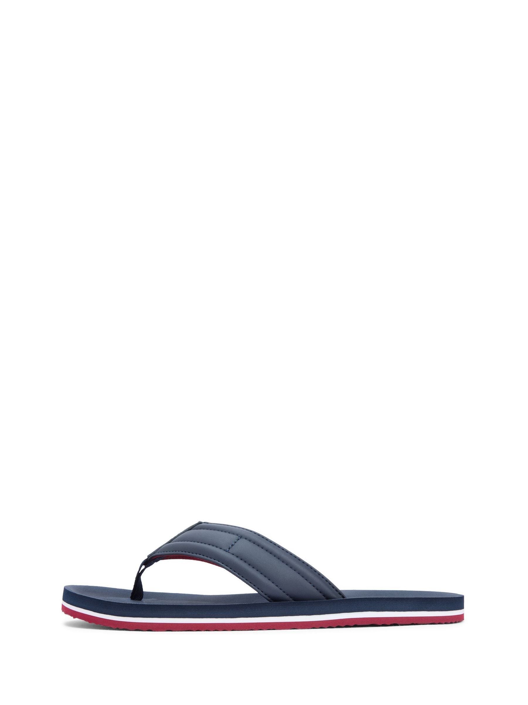Tommy Hilfiger Blue Flag Padded Strap Flip Flops