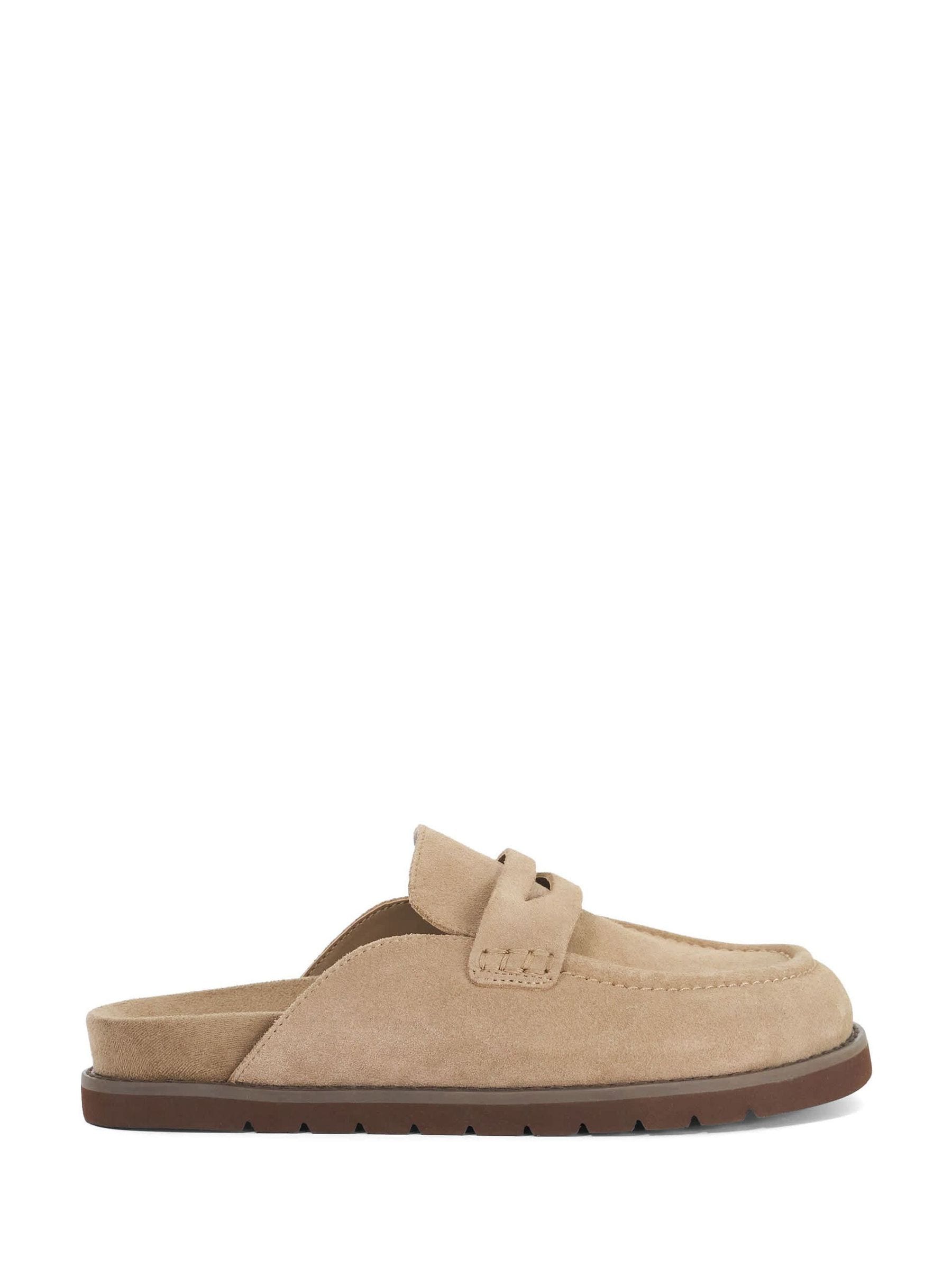 Dune London - Femmes - Mules - Daim - EU 38 - Brun Clair
