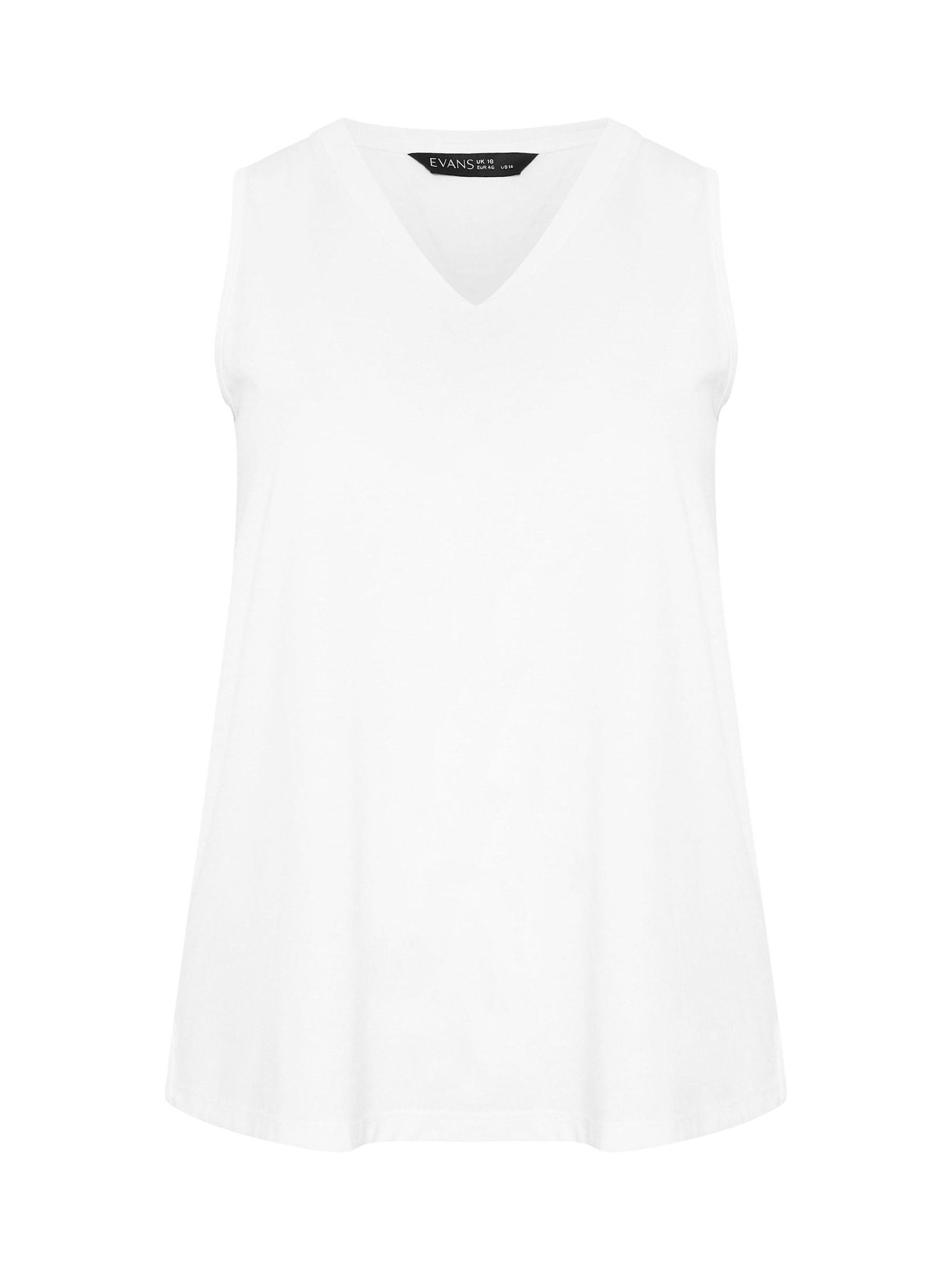 Evans Bianco - Canotta In Misto Modal