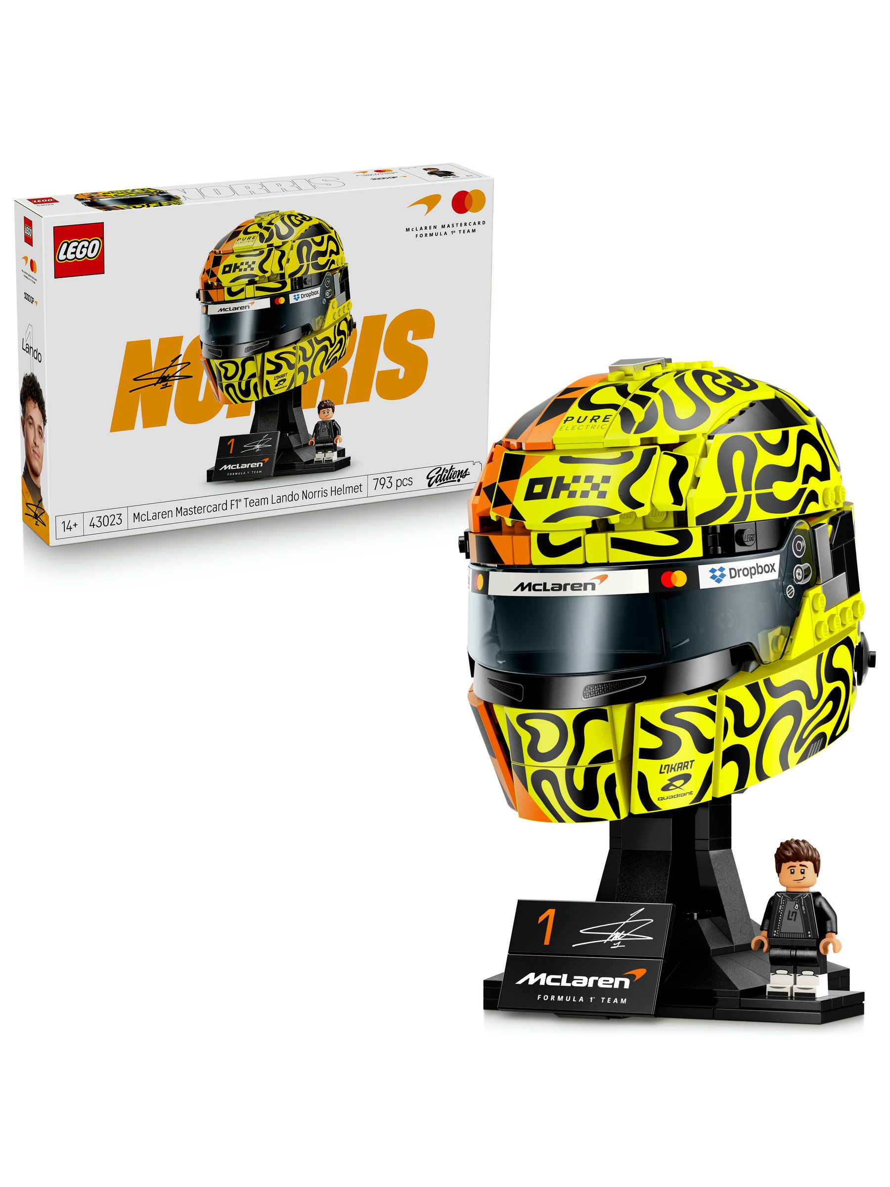 LEGO LEGO Editions McLaren Mastercard F1 Team Lando Norris hjelm 43023