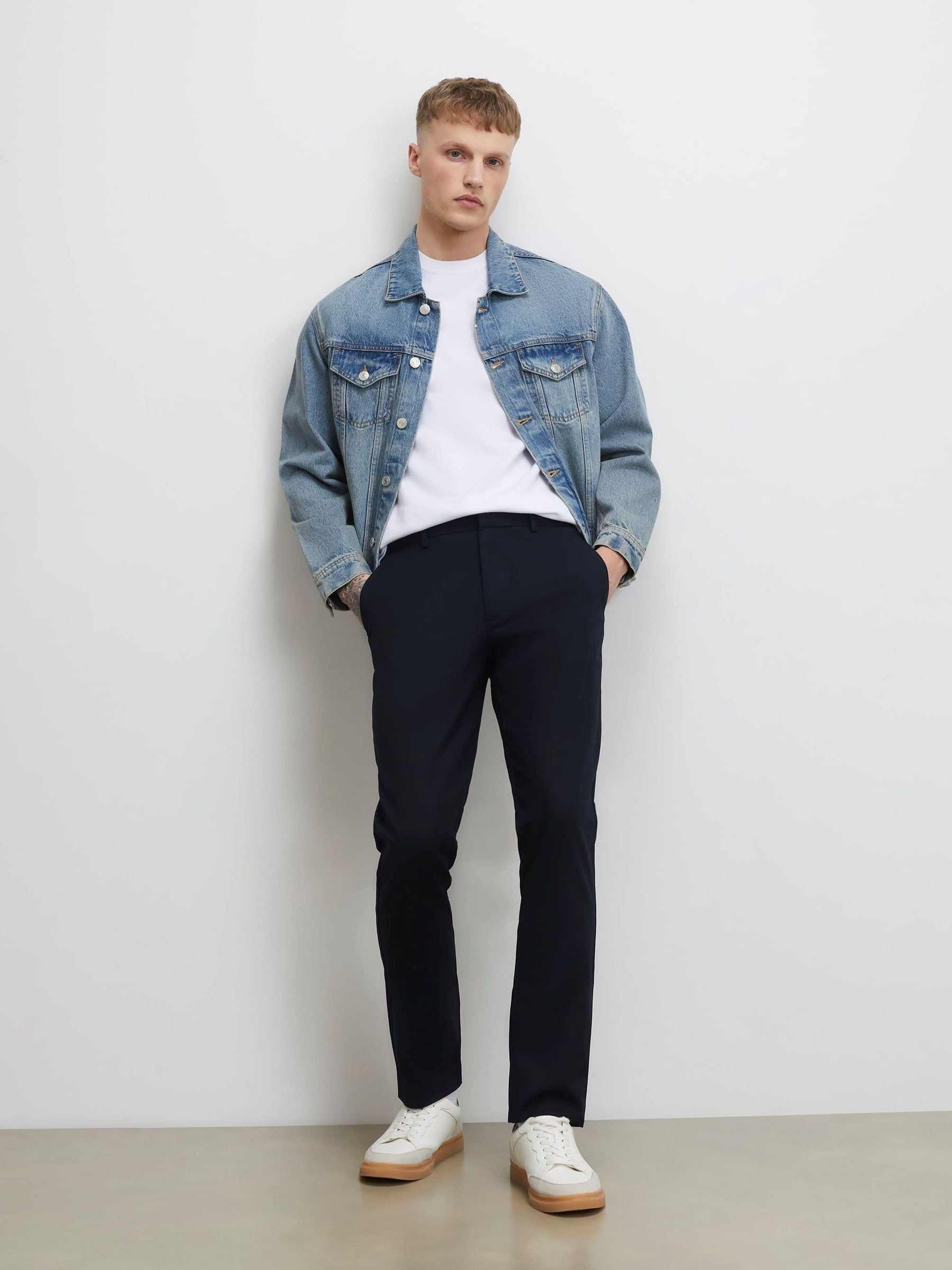 River Island Slim Fit Chino Trousers