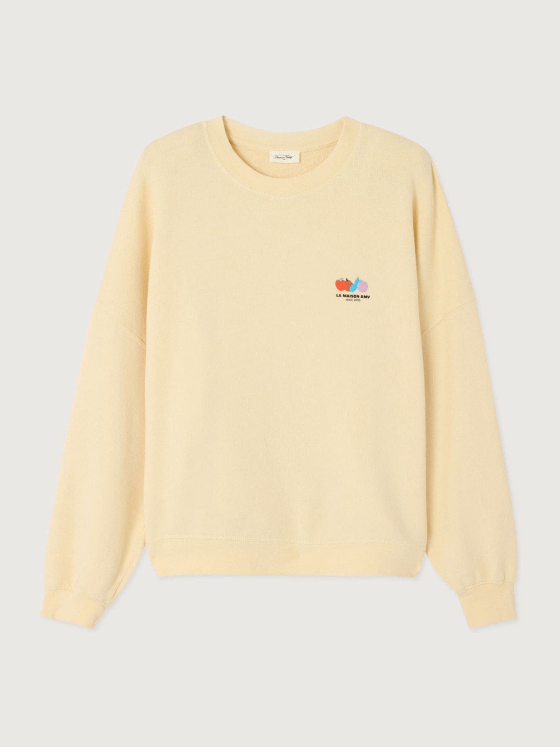 American Vintage Gelb Atubay Sweatshirt