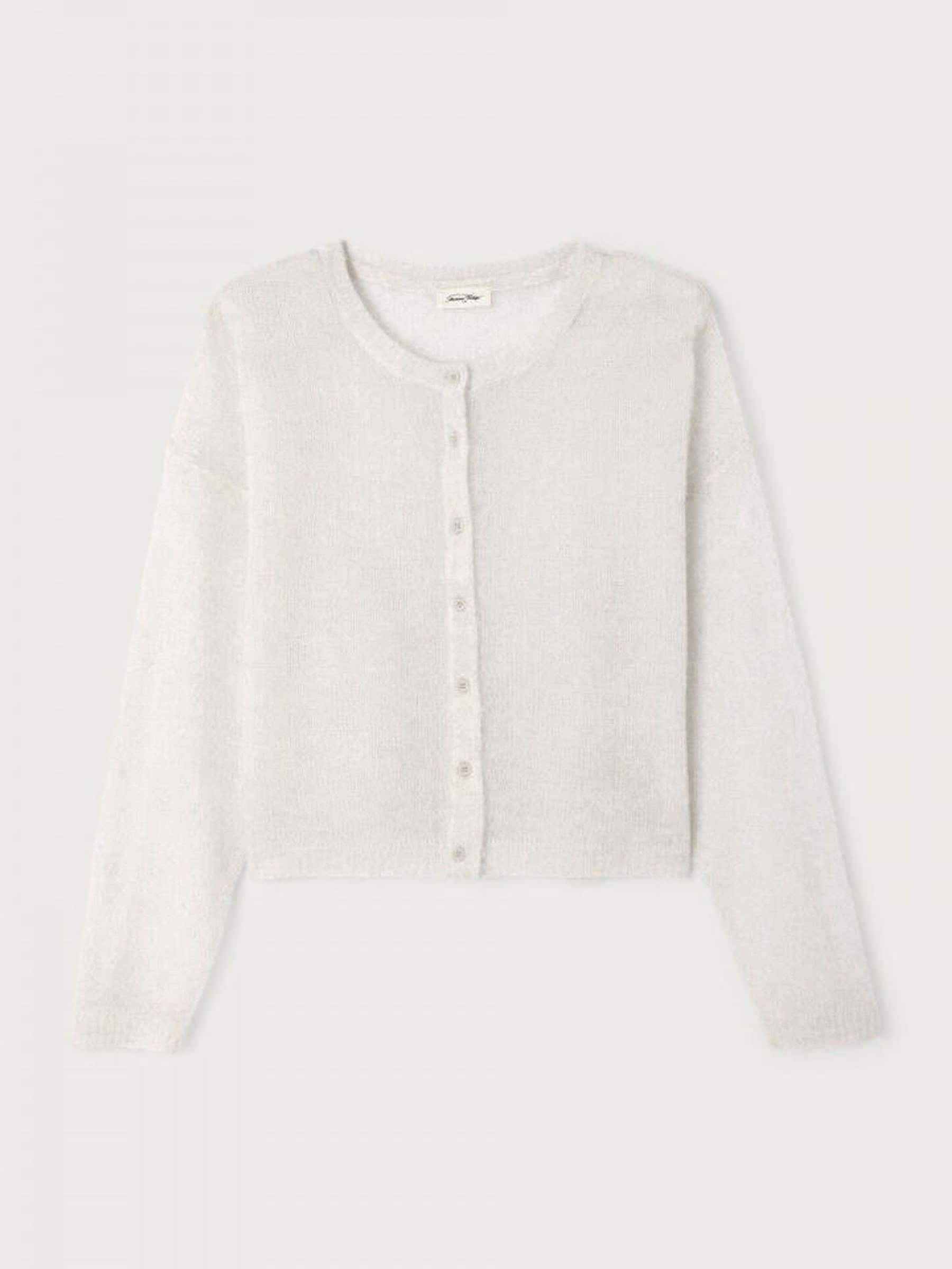 American Vintage Cream Bodyrow Cardigan