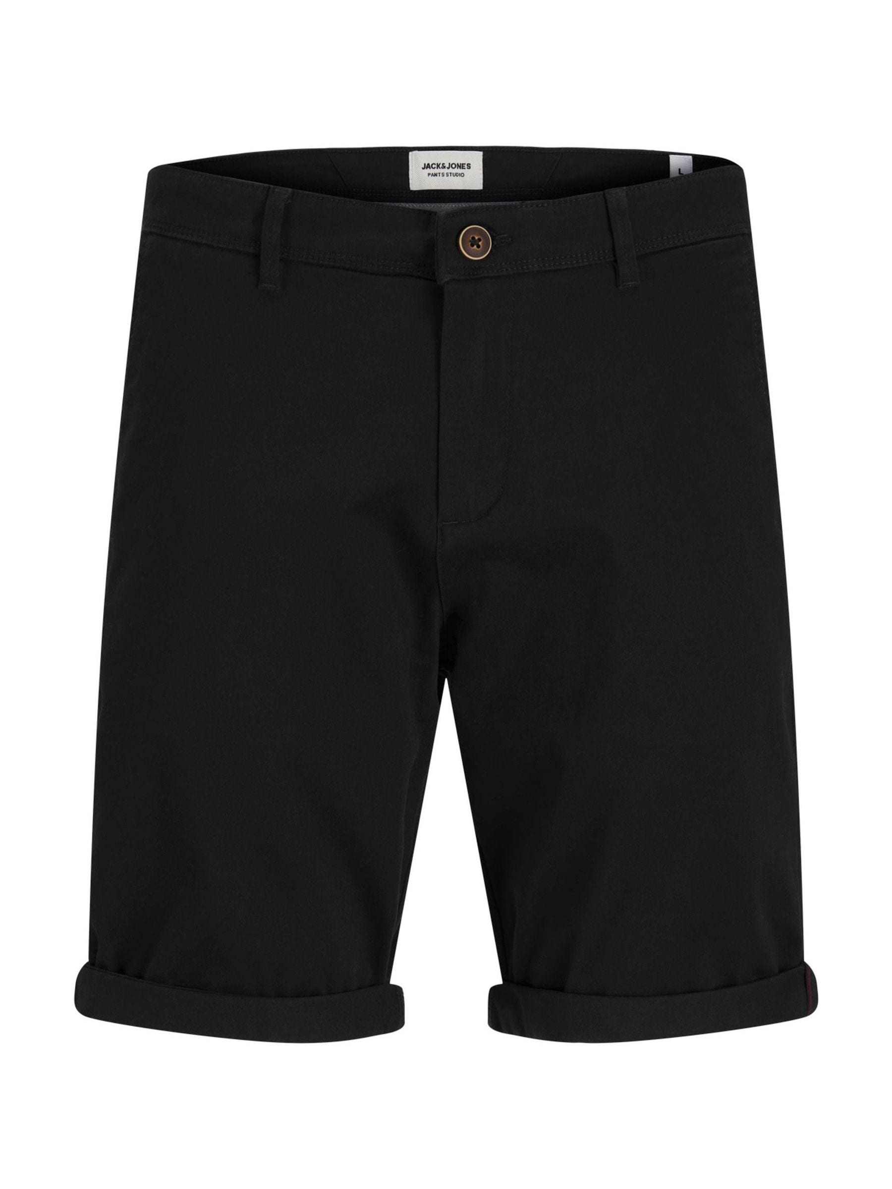 Jack & Jones Uomo Nero Bowie M - Bermuda - Immagine 4
