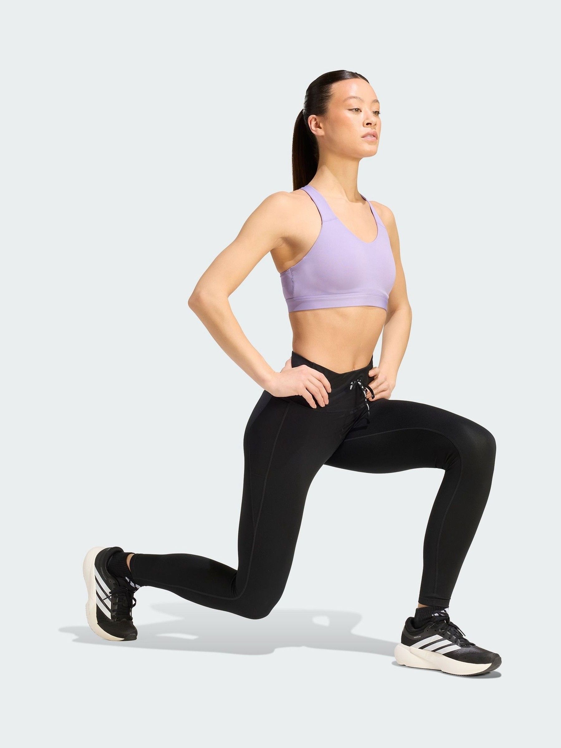 Adidas Donna Noir Leggings Da Essentials - Immagine 4