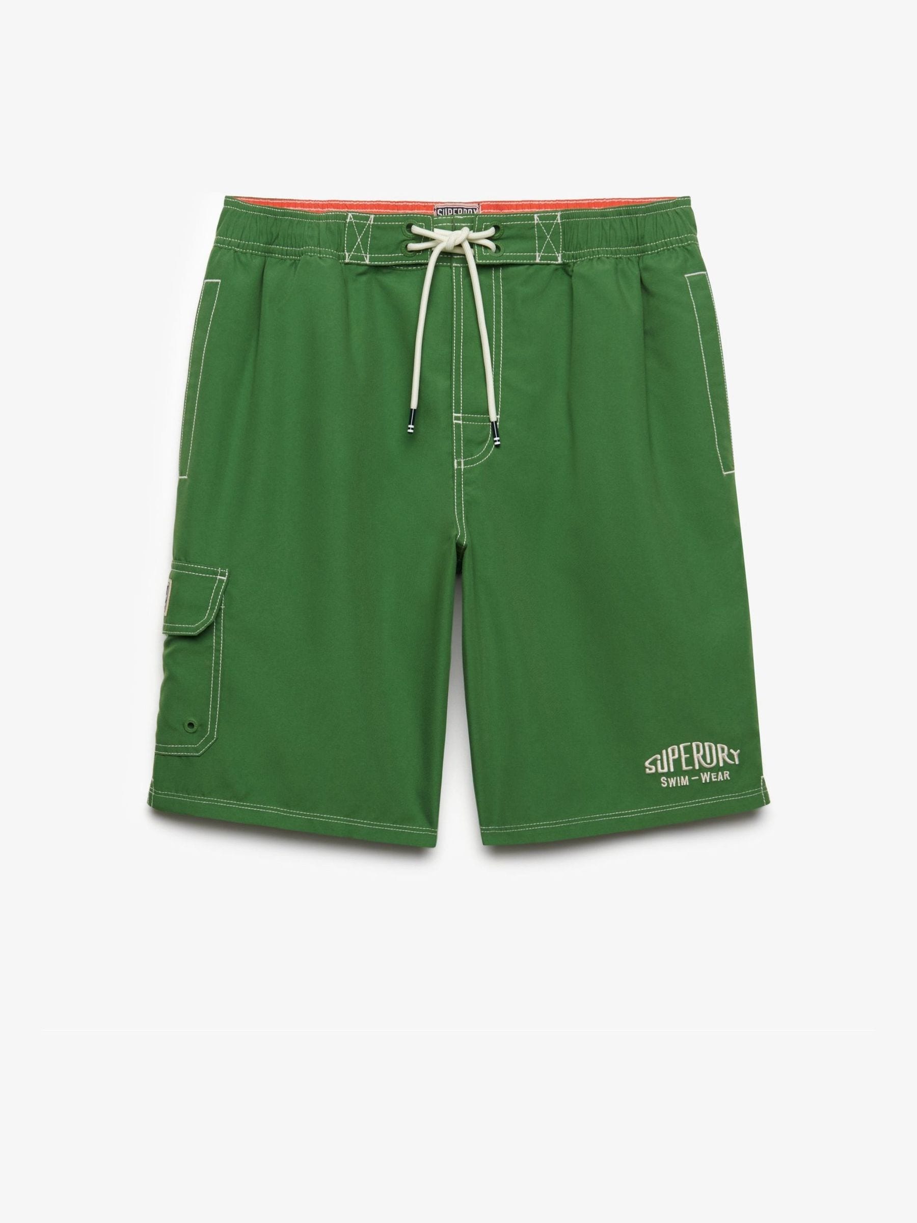 Superdry Herren Grün Cargo Shorts 19 - Bild 3