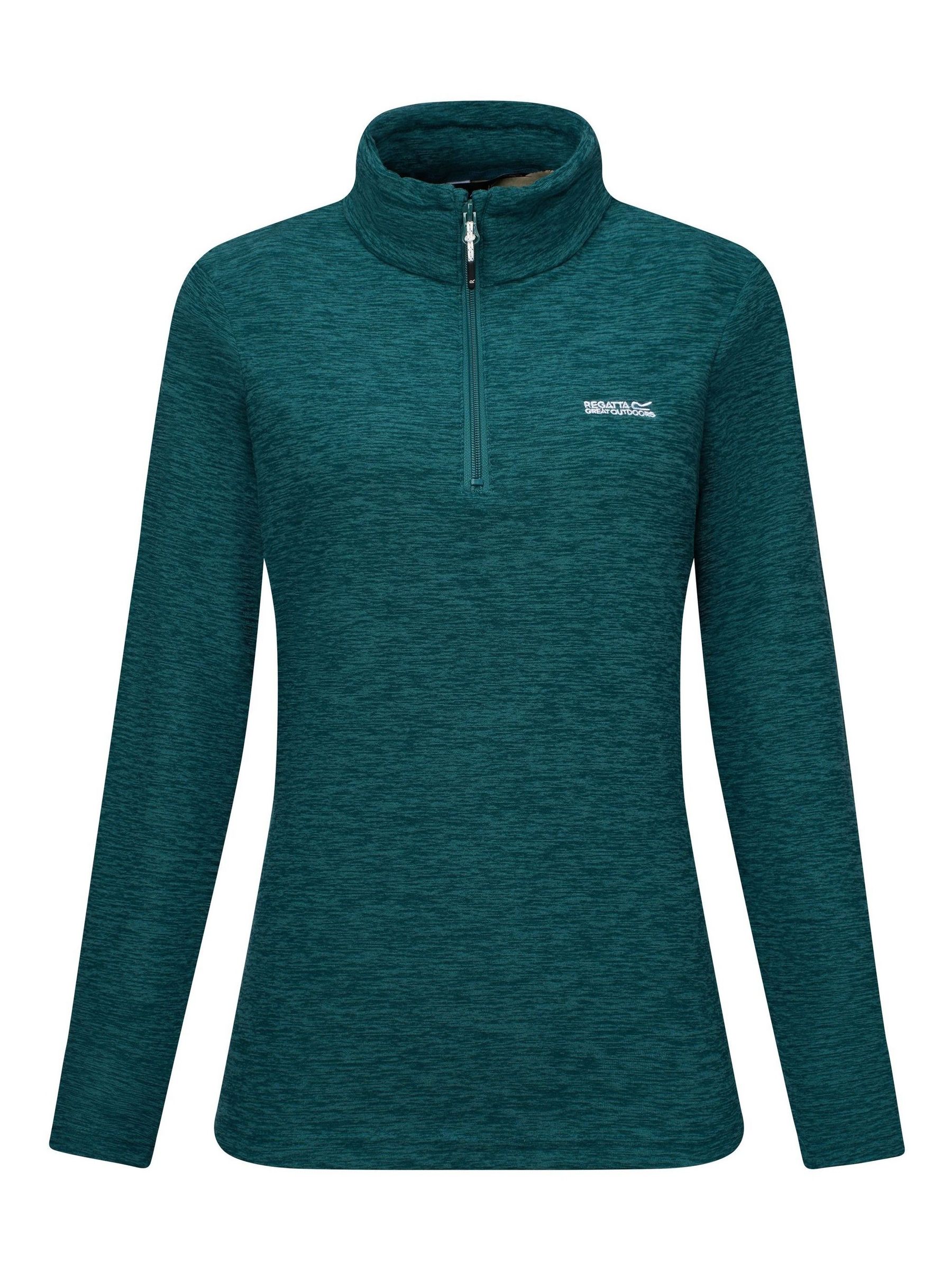 Sweethart Meliertes Fleece Mit Halbem Reißverschluss Für Damen Größe 44 Grün Regatta - Bild 4