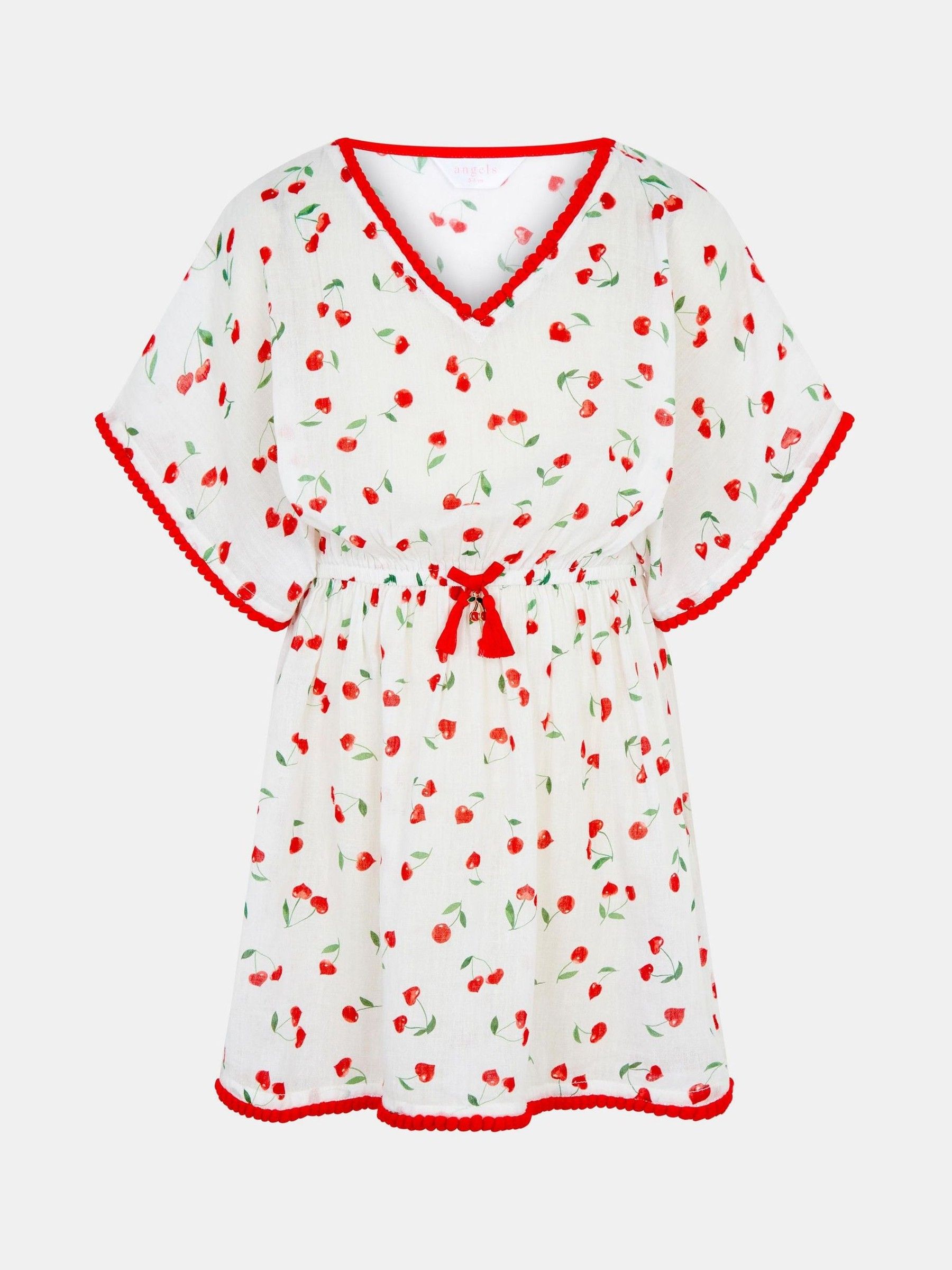 Angels By Accessorize Cherry Print Kaftan