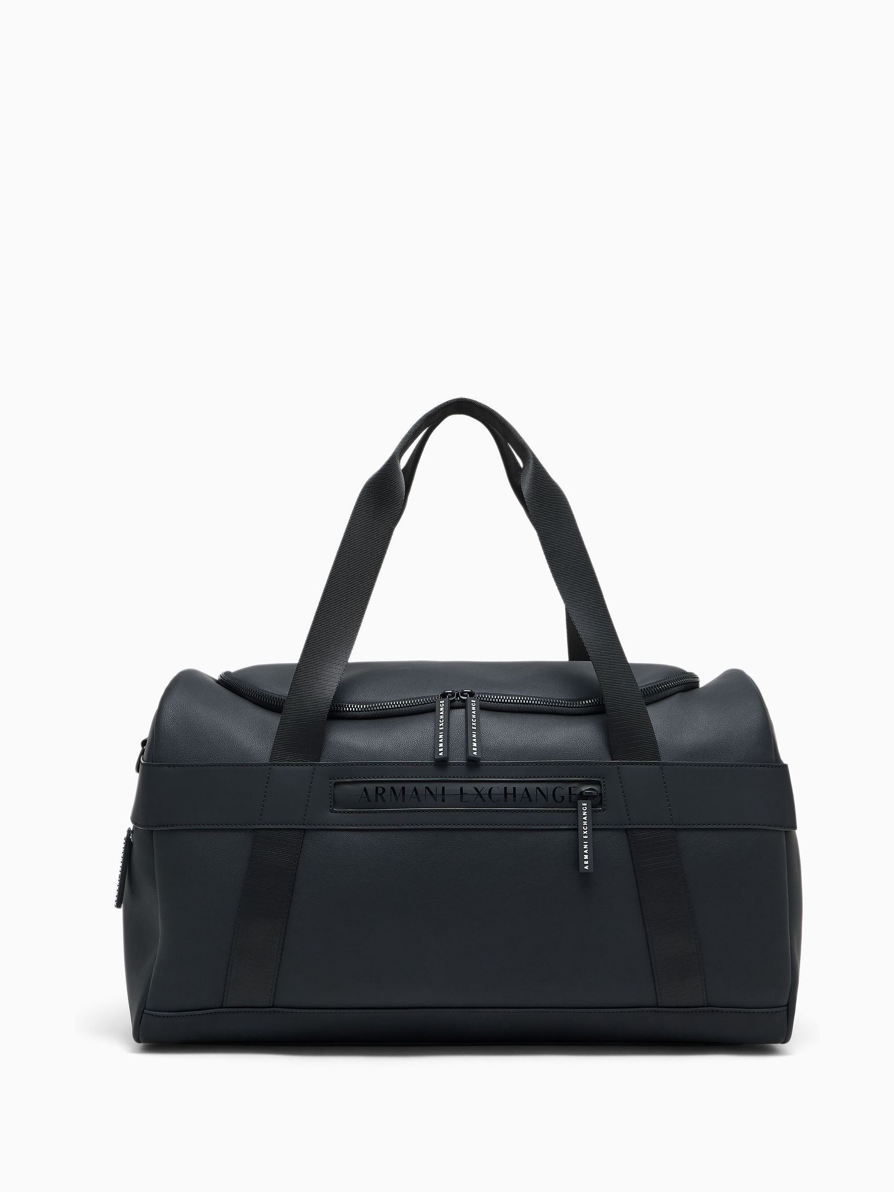 Armani Exchange Black Logo Holdall Bag