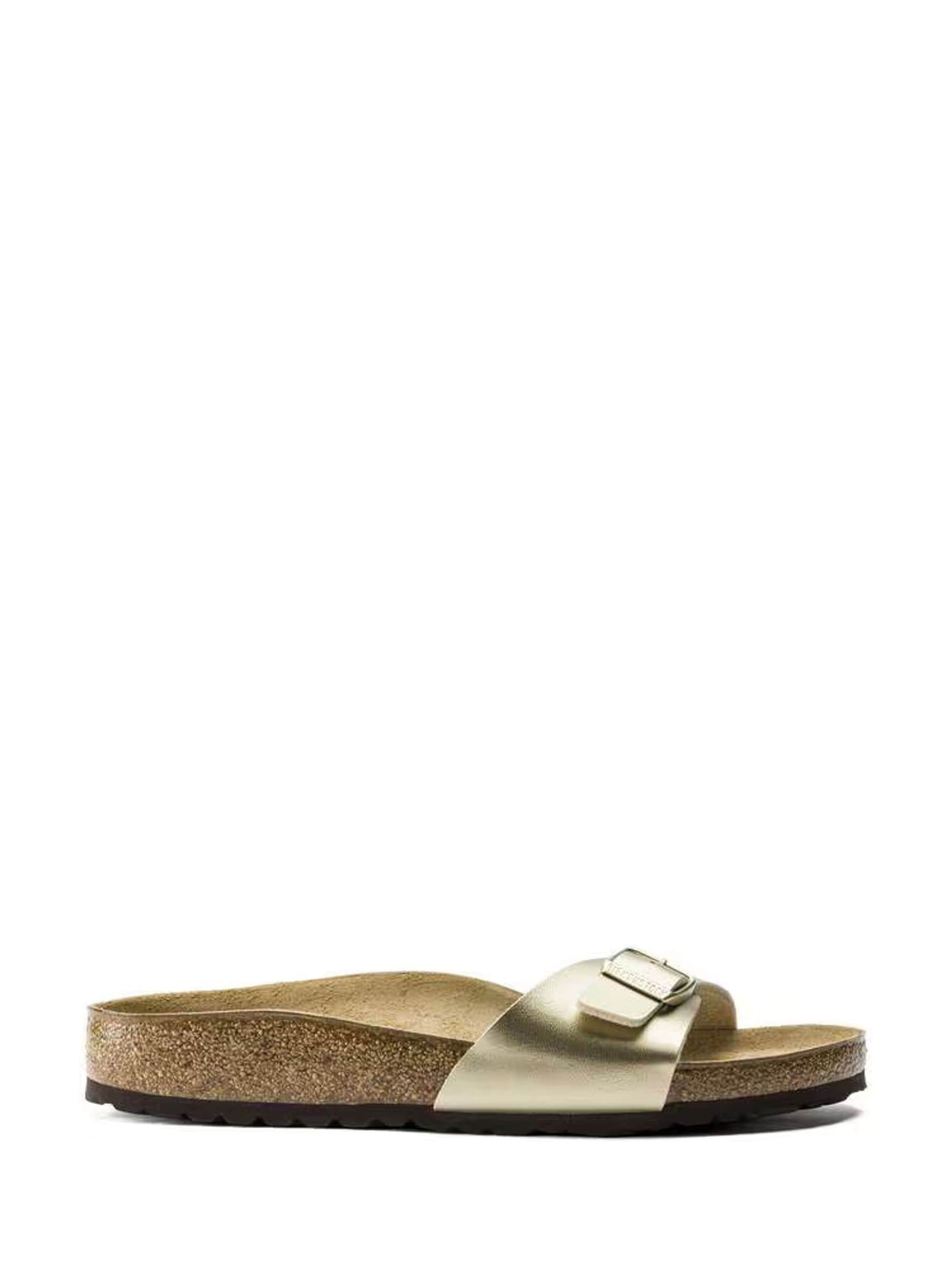 Birkenstock Donna Oro Sandali Da Madrid Birko-Flor - Immagine 3
