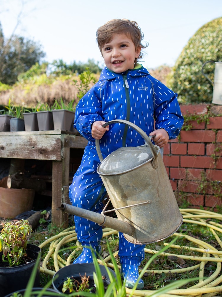 Azul - Buzo impermeable EcoSplash de Muddy Puddles - Imagen 2 de 7