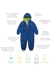 Azul - Buzo impermeable EcoSplash de Muddy Puddles - Imagen 7 de 7