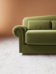 Swoon Fern Aberton Easy Velvet 3 Seater Sofa - Image 3 of 6
