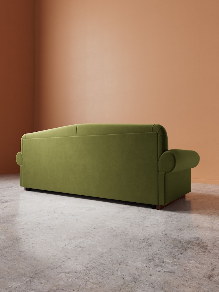 Swoon Fern Aberton Easy Velvet 3 Seater Sofa - Image 6 of 6 Swoon Fern Aberton Easy Velvet 3 Seater Sofa - Image 6 of 6