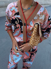 Never Fully Dressed Brown Paisley Martha Cadigan - Image 1 of 4