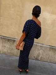 Never Fully Dressed Blue Tilly Plisse Dress - Image 2 of 5