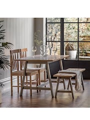 Gallery Home Prairie Cream Leroy Trestle Table - Image 1 of 6