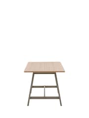 Gallery Home Prairie Cream Leroy Trestle Table - Image 5 of 6