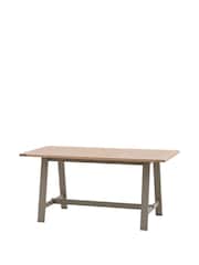 Gallery Home Prairie Cream Leroy Trestle Table - Image 6 of 6