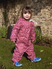 Rosa - Mono impermeable 3 en 1 de Muddy Puddles - Imagen 1 de 9