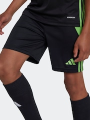 adidas Black/Green Tiro 24 Shorts - Image 2 of 6