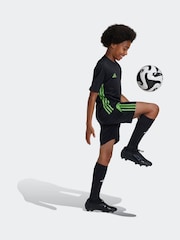 adidas Black/Green Tiro 24 Shorts - Image 3 of 6