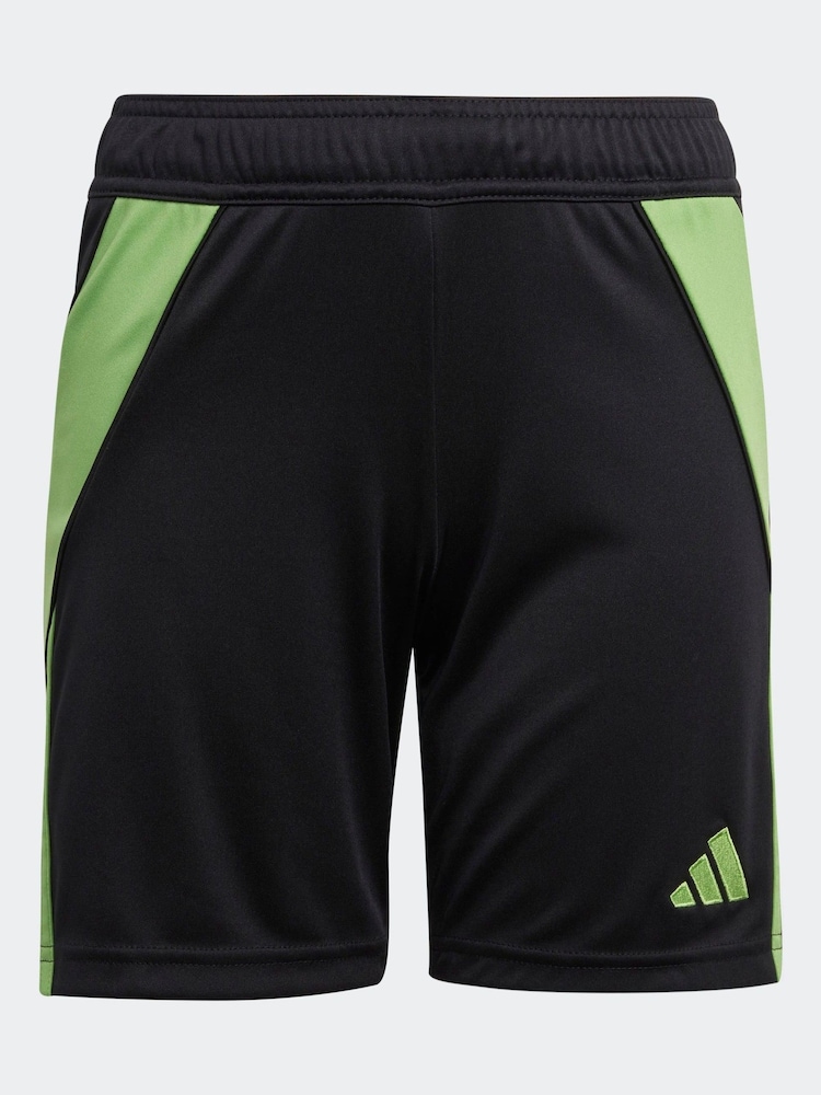 Buy adidas Black/Green Tiro 24 Kids Shorts from the Next UK online