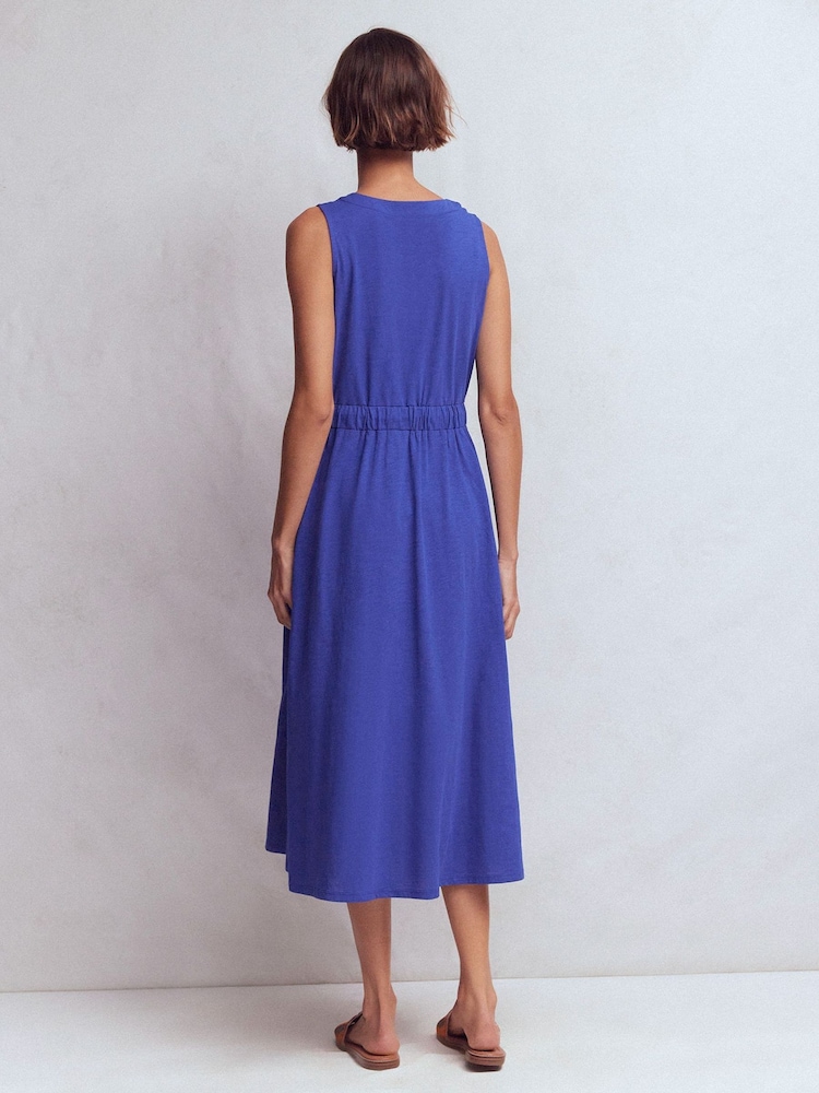 boden sleeveless jersey dress Boden Women's Saoirse Smock Back Dress in Pink