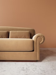Swoon Biscuit Aberton Easy Velvet Left Hand Corner Sofa - Image 3 of 6