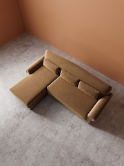Swoon Biscuit Aberton Easy Velvet Left Hand Corner Sofa - Image 5 of 6
