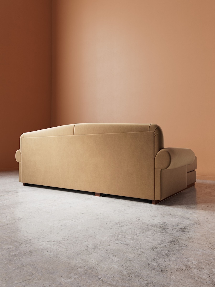 Swoon Biscuit Aberton Easy Velvet Left Hand Corner Sofa - Image 6 of 6 Swoon Biscuit Aberton Easy Velvet Left Hand Corner Sofa - Image 6 of 6